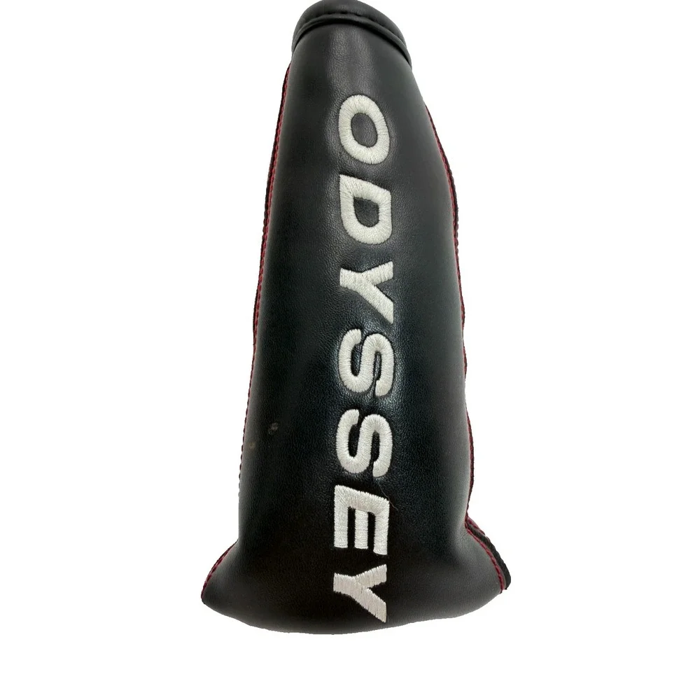 Odyssey White Hot Pro Blade Putter Headcover | Black, Red, & White Golf Cover